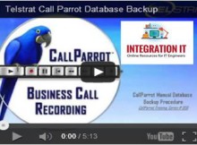 Telstrat Call Parrot Database Backup