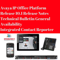 Avaya IPO 10.1 Integrated Contact Reporter ICR