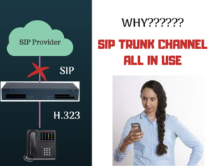 avaya ipo SIP trunk channels all in use